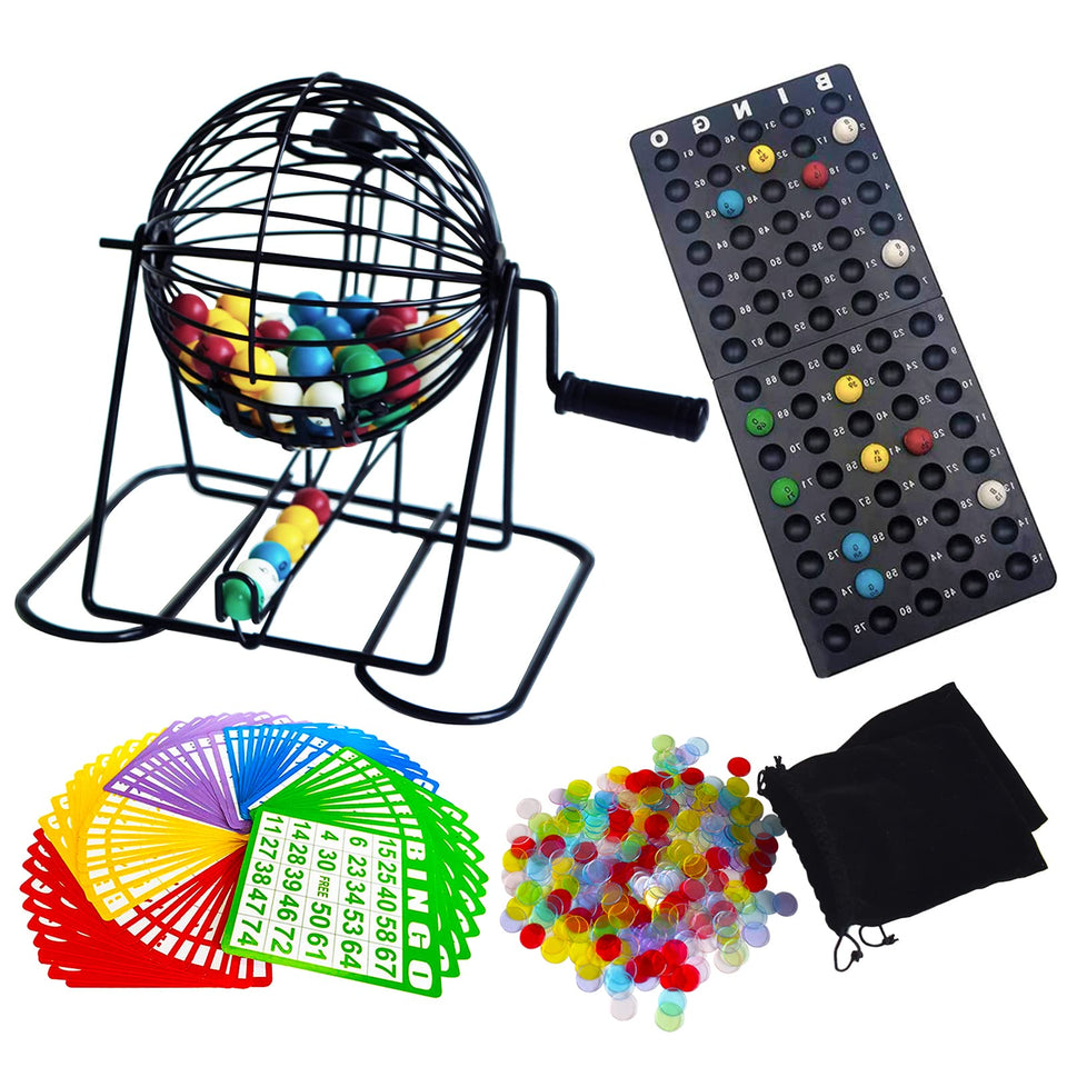 Yuanhe Deluxe Bingo metal cage for quick, fair draws.