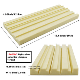 Yuanhe domino racks in stand-up position for easy viewing