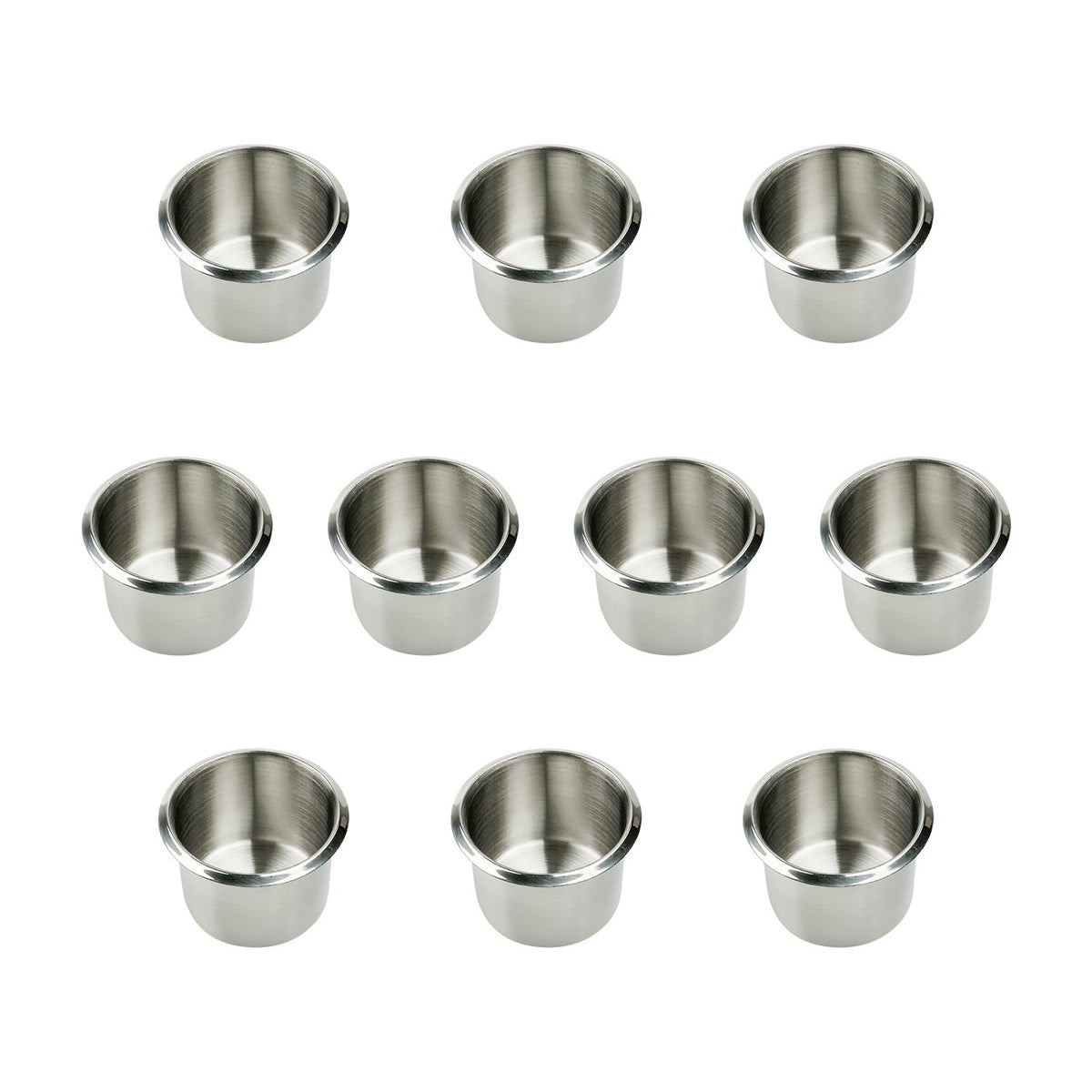 Yuanhe drop-in stainless steel cup holder insert for secure on-table use.