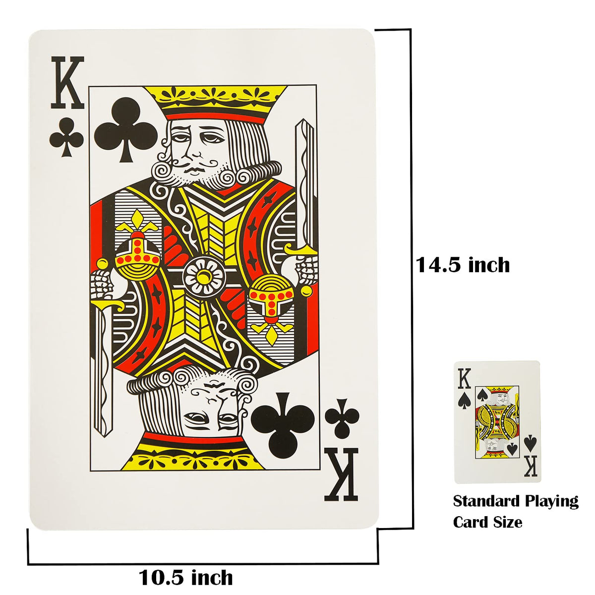 Yuanhe jumbo cards show bright patterns; ideal for eye-catching event visuals