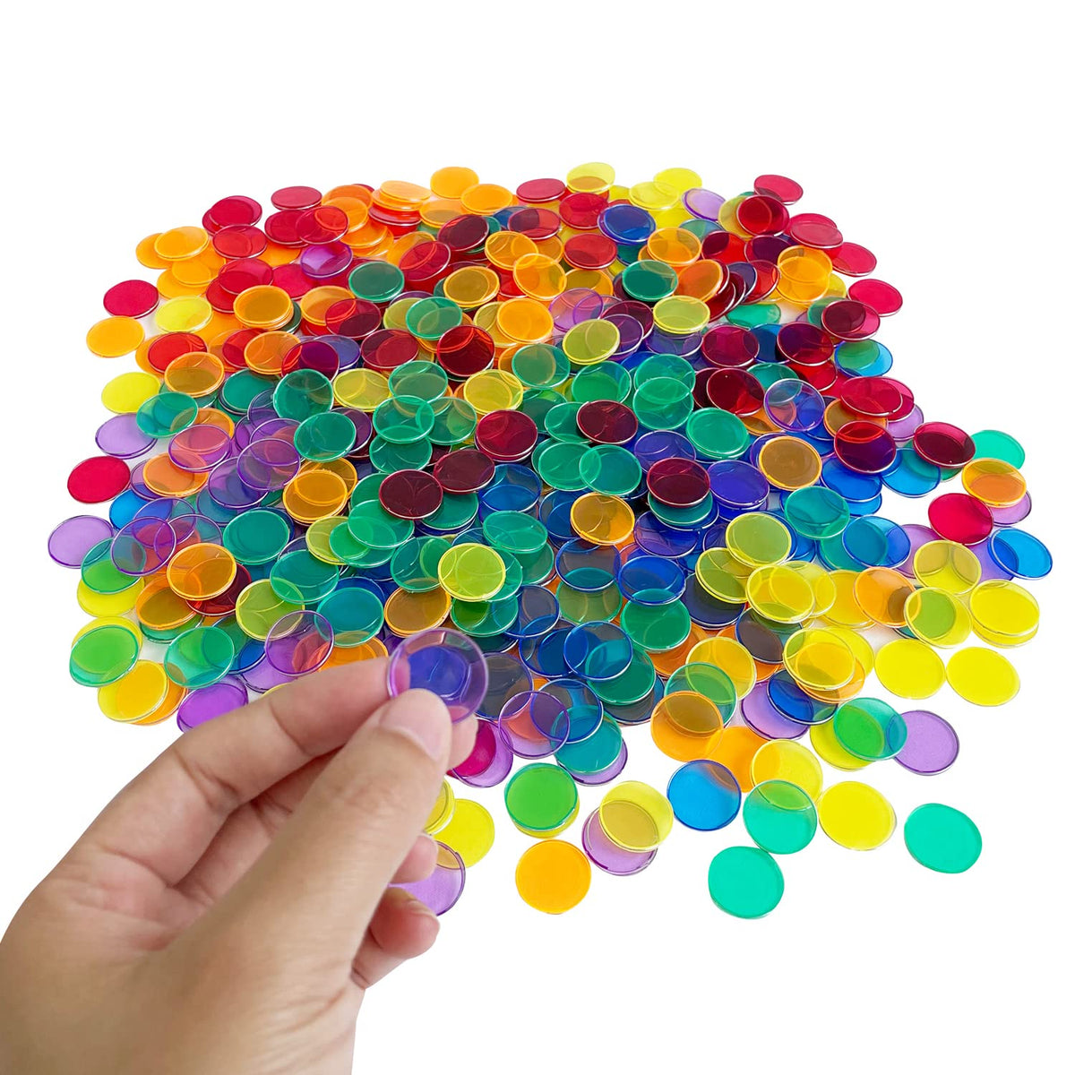 Yuanhe magnetic bingo wand blue with chips invites cooperative play and counting practice.