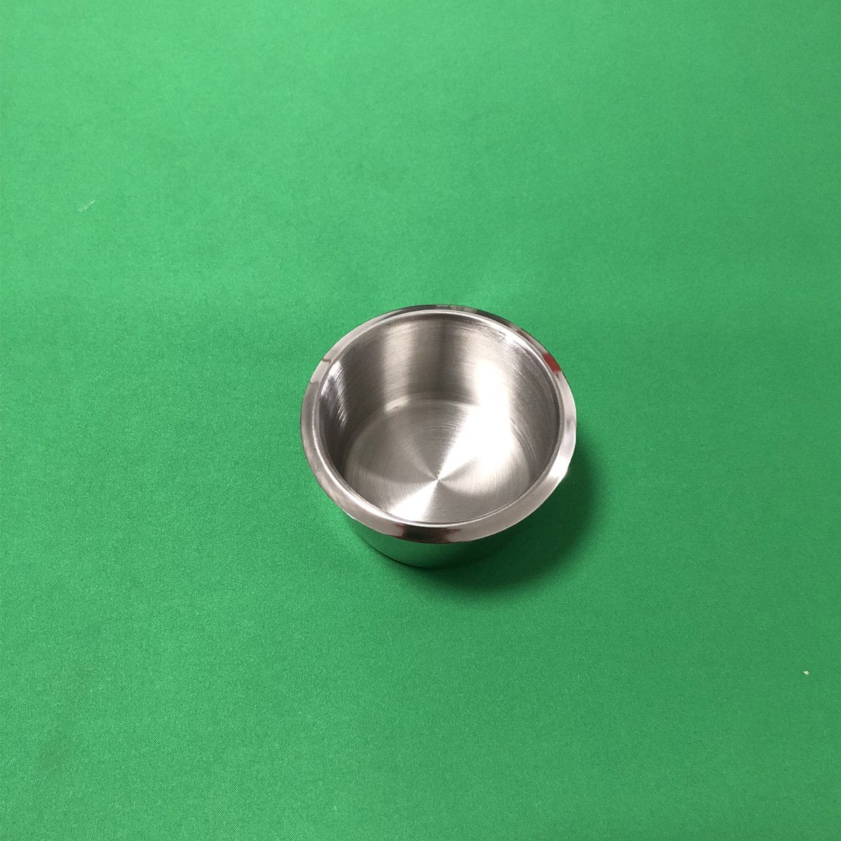 Yuanhe poker table cup holder mounted to prevent spills during play.
