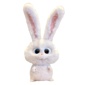 Yuanpulalala Snowball Rabbit Boss plush face for soft comfort and cute bedroom decor
