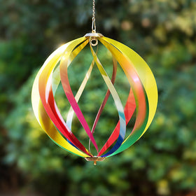 YUECH 3D metal ball design adds dynamic motion in wind.