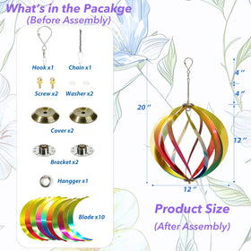 YUECH assembly-improved bracket keeps blades securely in place.