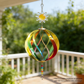 YUECH garden spinner enhances patios, decks, and balconies.