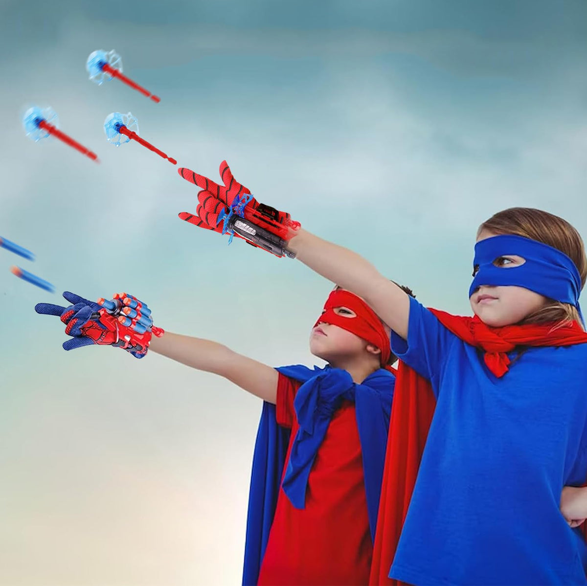 Wrist-mounted shooter style shown for interactive target games