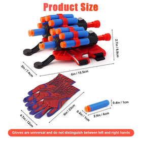 Two styles of YUETIANE web shooters shown for versatile play