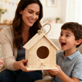 Family crafting moment with YUEYARIT kit, ideal for classroom or home.