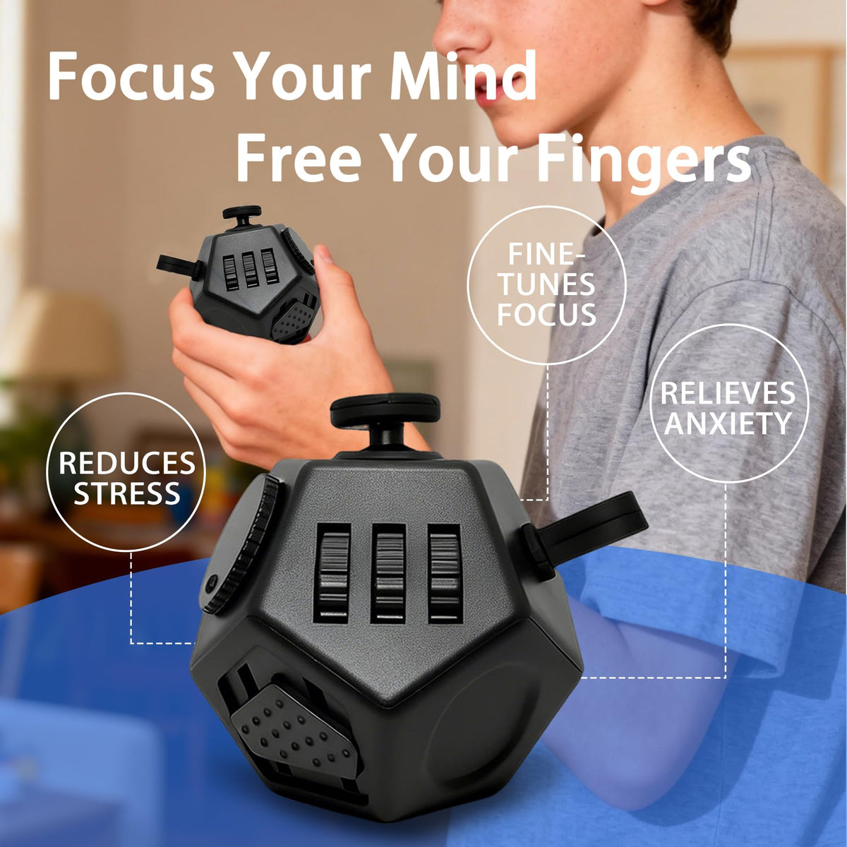 YUFENGBY eco-friendly ABS construction ensures durable, pocket-ready fidget sessions.
