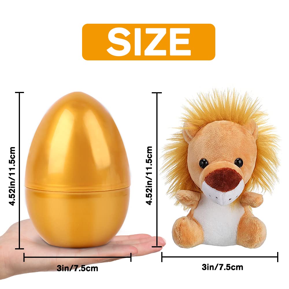 YUJUN plush elephant inside a gold egg for gentle playtime