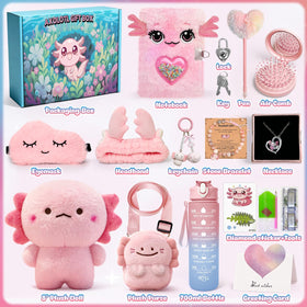 YuLeFang axolotl fuzzy crossbody bag keeps essentials stylish and portable.