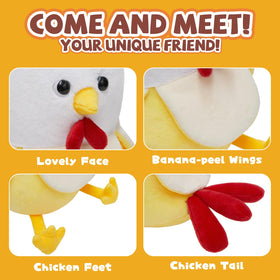 Yulefly 11-inch plush ready for portable cuddles on the go.