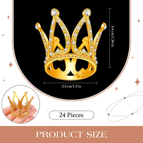 Yulejo mini baby crown focus, ideal for cute party decor and precious photo moments.