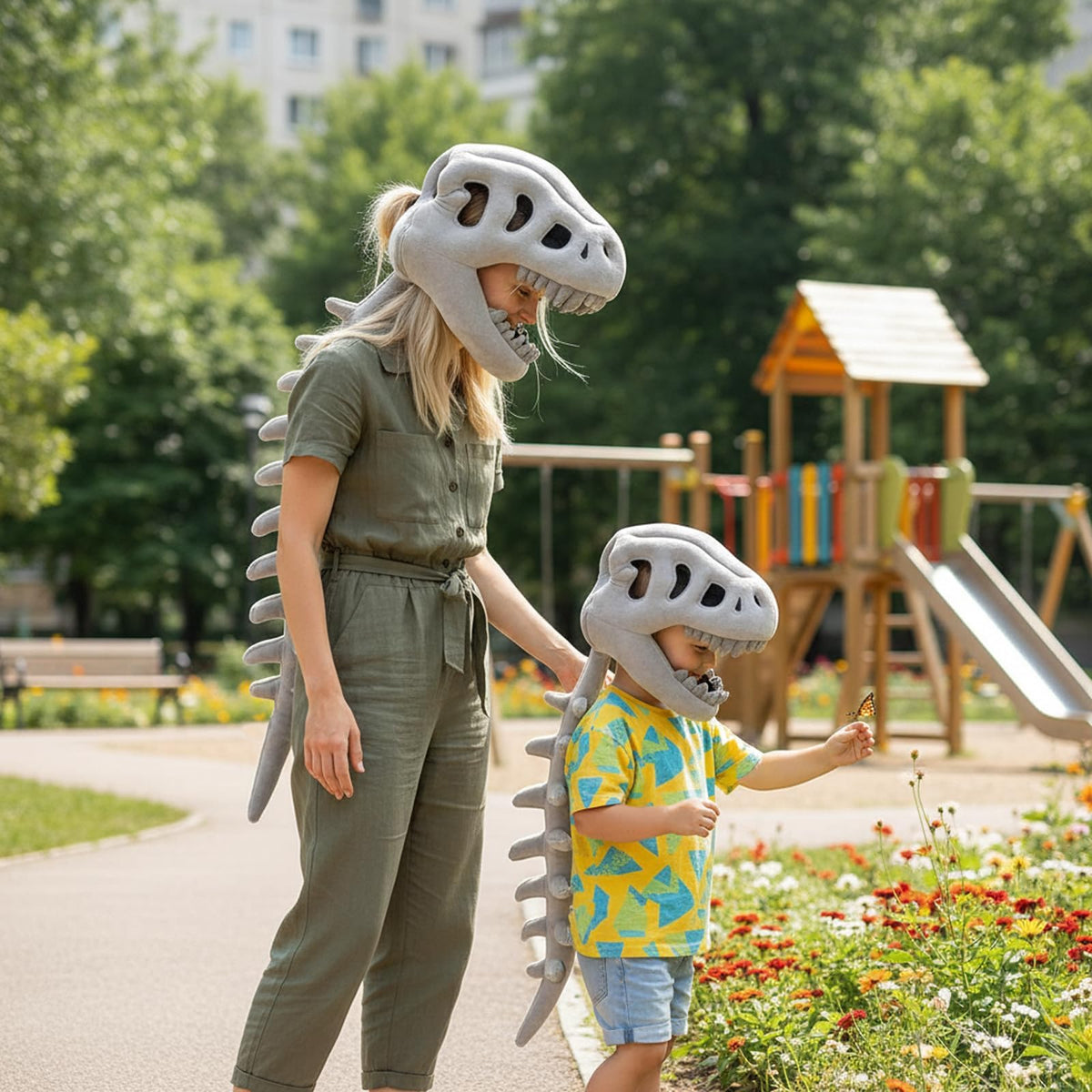 Yumcute Ready-to-wear dinosaur hood enables instant storytelling and cosplay fun