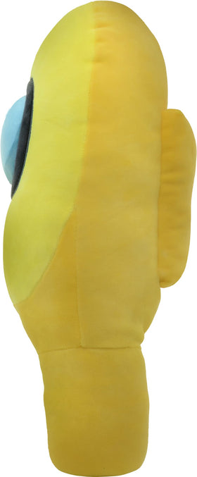 YuMe Among Us plush red visor, collectible bean toy for play and display