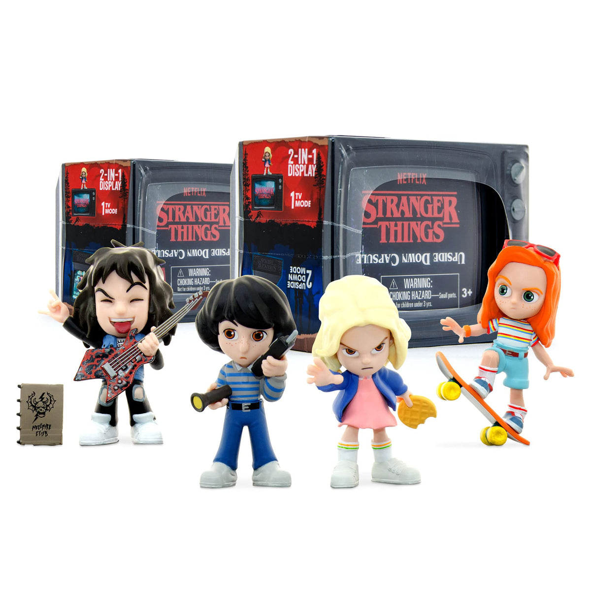 YuMe Stranger Things Netflix merchandise label highlighting official licensed product