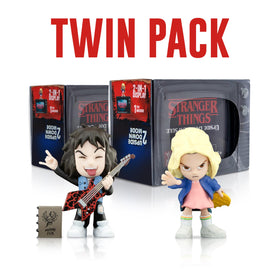 YuMe Stranger Things retro trading cards spread for nostalgic display and trading