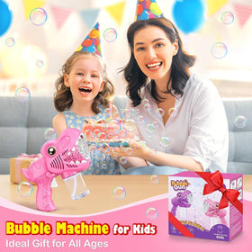 Yunaking Bubble Gun ABS Material safe, durable outdoor toy for kids