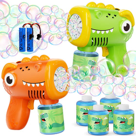 Yunaking bubble gun with LED lights for magical night play.