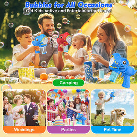 Yunaking bubble gun rechargeable-1800mah eliminates disposable batteries