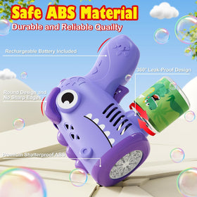 Yunaking LED night light bubble gun for evening play