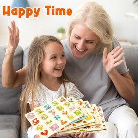 YUNCHY occupation peg puzzle encourages role-play and practical knowledge.