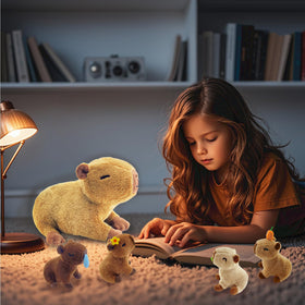YUNCOL Capybara baby plushies, about 4.5 inches each, perfect for small hands