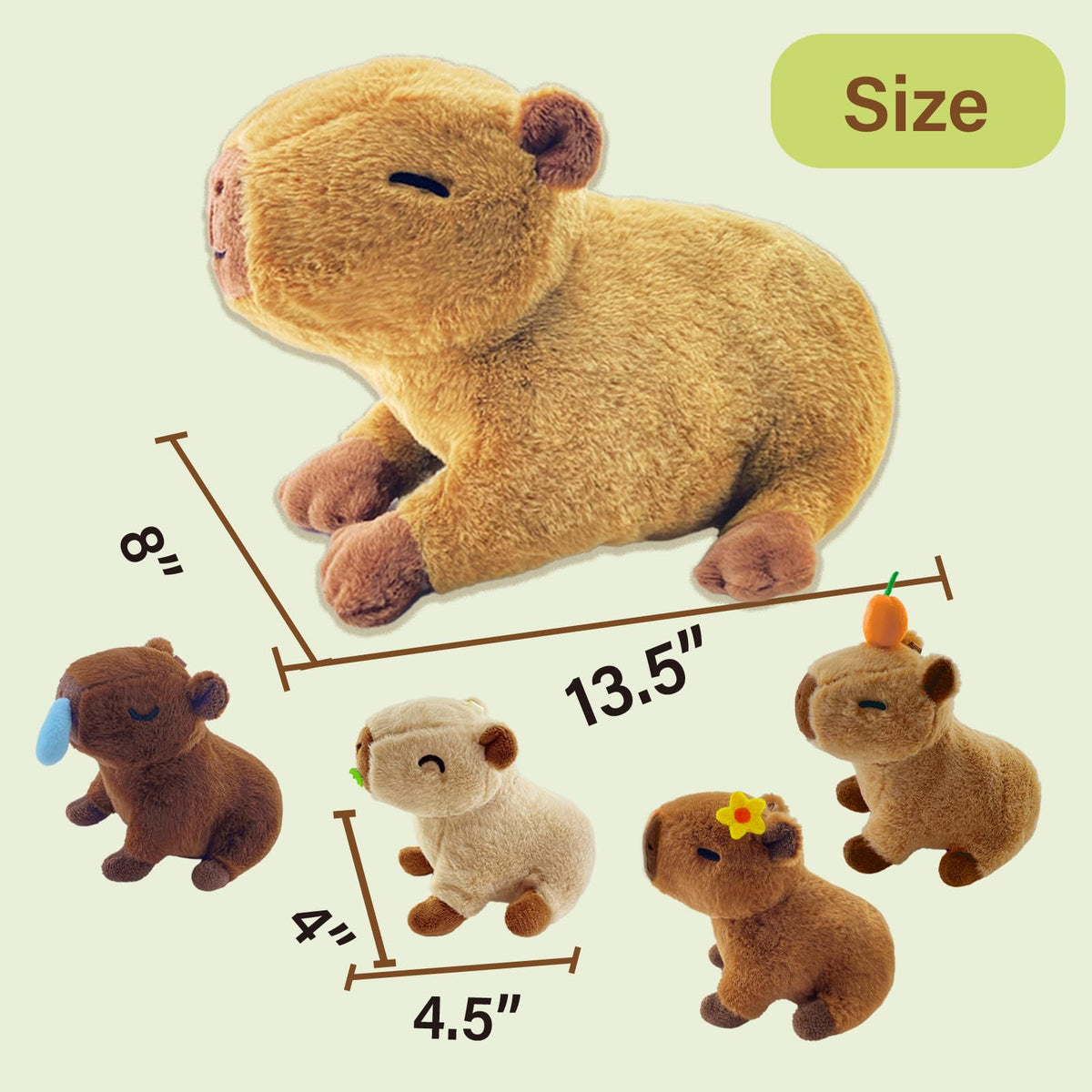 YUNCOL Capybara gift set, a charming present for kids