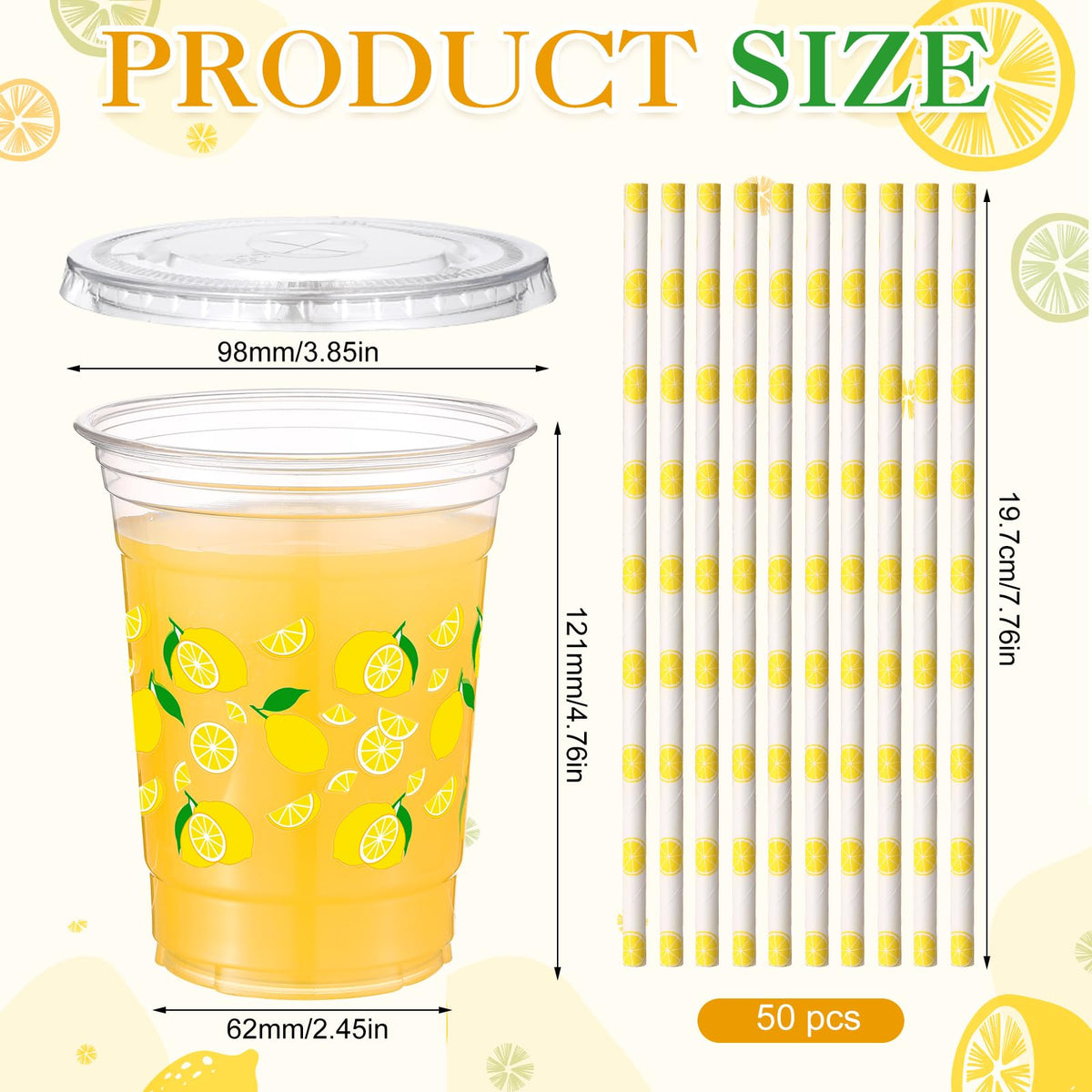 Yungyan lemon themed cups add bright style to celebrations