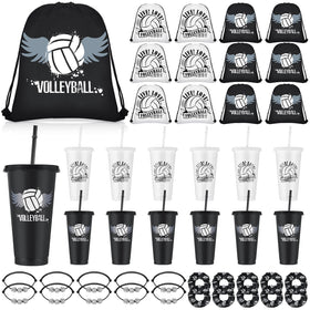 Yungyan volleyball cups with lids and straws for mess-free party drinks