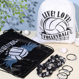 Yungyan volleyball drawstring bags in multicolor design for party favors