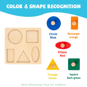 YunHe XinQiao jumbo-knob puzzle blocks aiding secure two-finger grasp.
