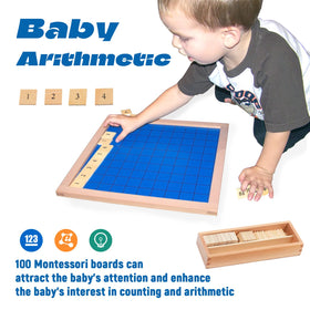Wooden storage box keeps blocks organized after play