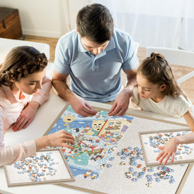 Yunihome puzzle board spacious working area fits standard 1000-piece puzzles