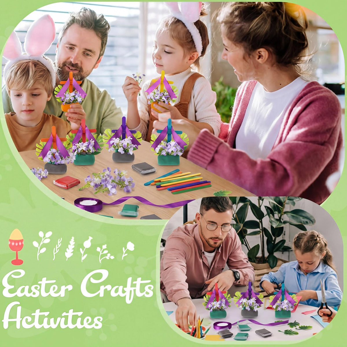 Yunlly Easter craft set for classroom or family projects