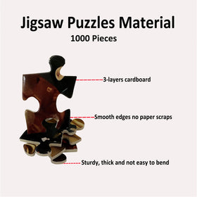 Yunlus 1000pc puzzle storage box keeps sessions organized