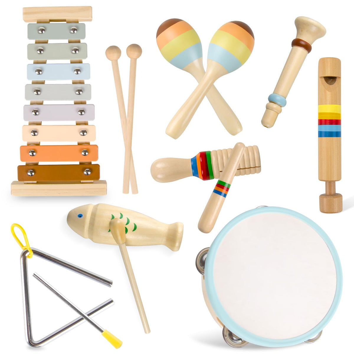 YUNLX baby musical xylophone for toddlers promotes sound exploration and motor skills