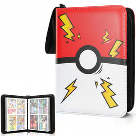 YunMor portable card binder with 4-pocket pages keeps cards organized.