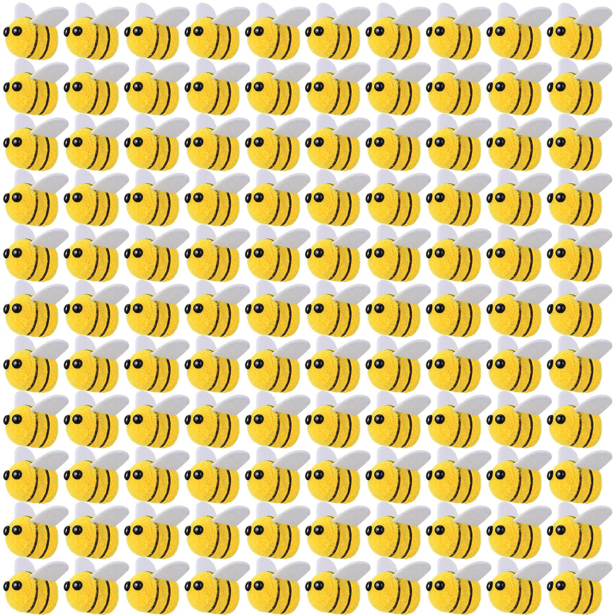 Yunsailing felt bees bulk for crafts ideal for DIY party decor and gifts.