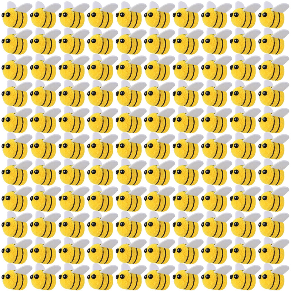 Yunsailing felt bees bulk for crafts ideal for DIY party decor and gifts.