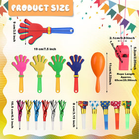 Yunsailing hand clappers in-pack design with easy grip for cheering at events.