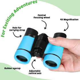 Yunsailing binoculars with shockproof rubber body for safe outdoor play