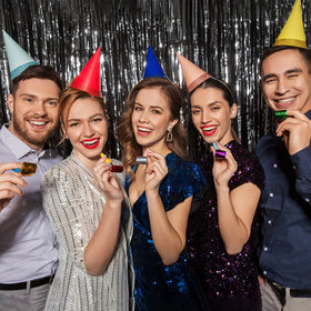 Yunsailing party favor collection combines color and sound for gatherings