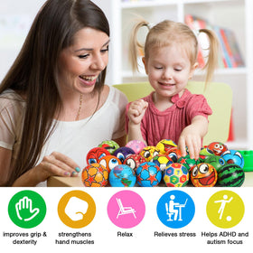 Yunsailing portable 2-4in stress balls ideal for classroom and travel