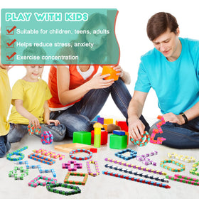 Yunsailing Sensory links twist and bend for creative play sessions.