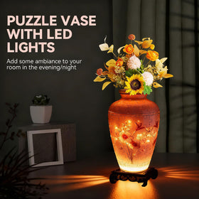 YunSheCSBS 3D puzzle vase during assembly boosts concentration and creative focus