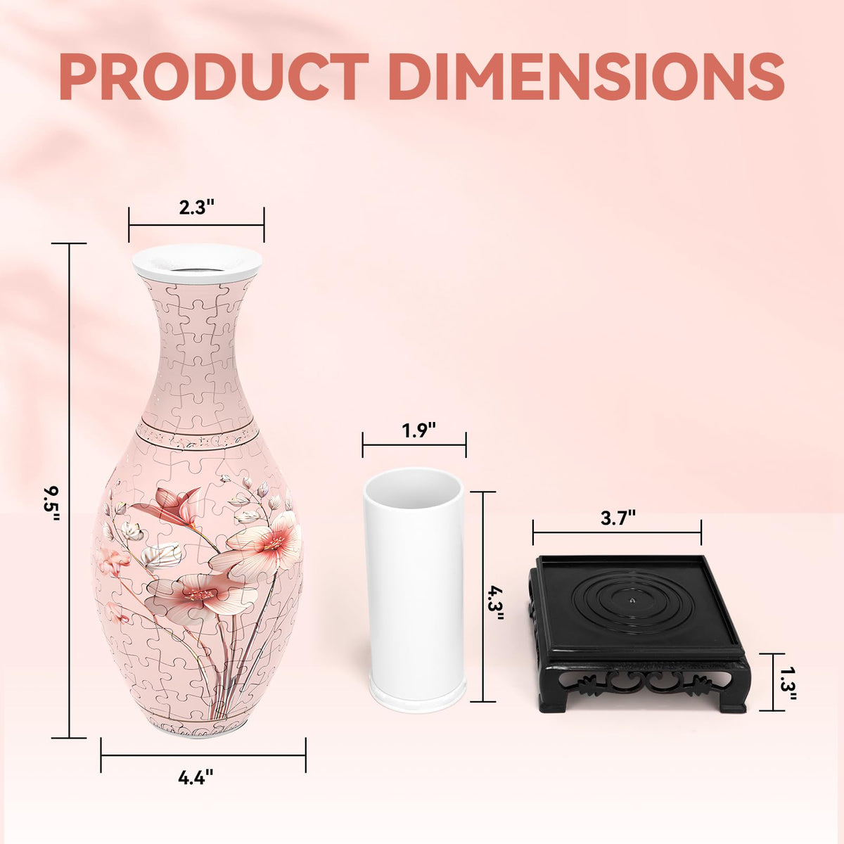 YunSheCSBS flower display vase enhances home or office decor.