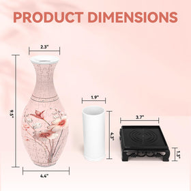 YunSheCSBS flower display vase enhances home or office decor.