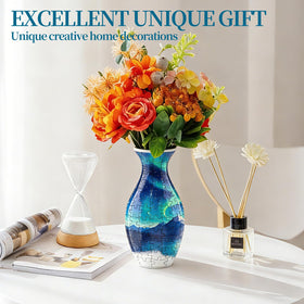 YunSheCSBS puzzle vase decor suits bedroom or office spaces